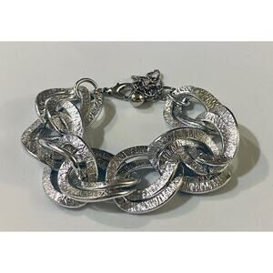 Silver Double Link Bracelet